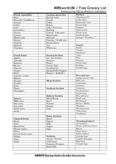 Free+Printable+Diabetic+Grocery+List Grocery Price Book, Golo Recipes, Free Grocery List, Price Calculator, Shopping Food, Free Groceries, Master List, Chore List