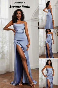 Enter a realm of modern elegance with our sheath gown. Crafted from luxurious acetate satin, the gown cascades gracefully into a sweep train, ensuring a refined and entrancing presence. The straight-across neckline exudes chic simplicity, while the daring slit adds a touch of boldness.

Product SKU: Gloria Bridesmaid Tops, Luxurious Dress, Dresses Handmade, Bridesmaid Dresses Under 100, After Prom, Straight Across Neckline, Luxurious Dresses, Affordable Bridesmaid Dresses, Sheath Gown