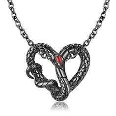 Il costante mutamento della pelle simboleggia la rinascita, l'immortalità, la guarigione e la trasformazione. Questa collana con serpente in argento è da indossare al meglio come pezzo di tendenza e, grazie alla capacità del serpente di adattarsi e muoversi rapidamente, è sempre alla moda ed è stata contrassegnata come una tendenza senza tempo. Snake Heart, Silver Snake Necklace, Gold Snake Necklace, Snake Necklace Silver, Golden Snake, Meaningful Necklace, Wearing Jewelry, Friend Jewelry, Sister Jewelry