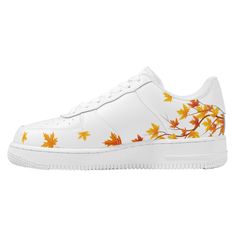 Falling Leaves Sneakers The Falling Leaves Low Top Unisex Sneakers boast a fashionable and comfortable construction, enhanced by a crafted golden leaves that transmits a vibrant, autumntime-like look. Featuring a lightweight and robust construction, these shoes are a practical choice for everyday wear. Their classic design ensures they will make an impact in any situation. White Low-top Sneakers For Fall, Yellow Low-top Fall Sneakers, Yellow Low-top Sneakers For Fall, Fall Yellow Low-top Sneakers, Orange Low-top Sneakers For Fall, Fall Orange Low-top Sneakers, Orange Lace-up Sneakers For Fall, Floor Pillows Living Room, Throw Pillows Bedroom