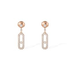 Messika Jewelry - Move Uno Stud Earrings | Manfredi Jewels Messika Move Uno, Bvlgari Necklace, Designers Jewelry Collection, Pave Diamond Earrings, Indie Jewelry, Gold Light, Trendy Earrings, Diamond Stud, Diamond Earrings Studs