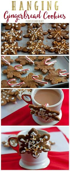 homemade gingerbread cookies are ready to be eaten