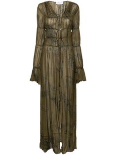 Alexander Mcqueen Early Work, Medieval Moodboard, 70s Dress Long, Moss Clothes, Long Clothes, Python Print, Flared Dress, Maxi Dress Green, Printed Maxi