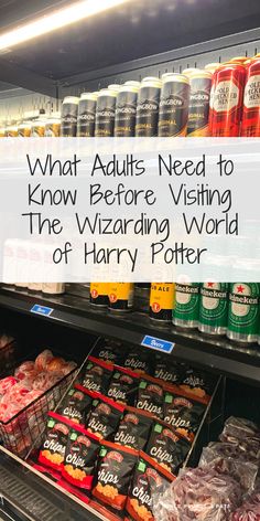 an image of what adults need to know before visiting the wizarding world of harry potter