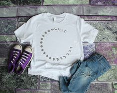 T-Shirts, Customised Shirts, Ready to wear, men wear, Custom T Shirts and Apparel Full Moon Shirt, Moon Tshirt, Moon Phases Shirt, Moon Top, Summer Tshirt, Moon Shirt, Men Wear, Summer Fashion Trends, Top Summer