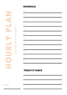 the printable holiday plan is shown in orange and white, with text on it