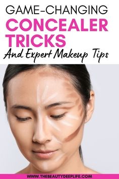 Learn how to use and where to put concealer with expert makeup tricks from a makeup artist. If you’ve ever wondered how to apply concealer like the PRO’s do this is for you! Plus get essential concealer tips all makeup beginners should know for a flawless face! #makeuptips #makeuptipsandtricks #concealermakeup Where To Put Concealer