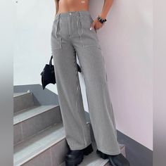 Never Worn Before Cropped Wide Leg Trousers, Paisley Pants, Baggy Cargo Pants, Polyester Pants, Dress Slacks, Silk Pants, Pants Color, Pull On Pants, Wide Leg Jumpsuit