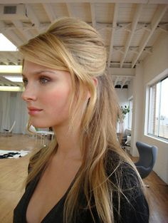 Bridal Hair Half Up Straight Wedding Hair, Bridal Hairstyles For Long Hair, Half Up Do, Bridal Hair Half Up, Medium Length Hair Straight, Straight Hairstyles Medium, Bridesmaid Hair Medium Length, Bridesmaid Hair Long, Fine Straight Hair