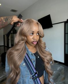 Rose Blonde, Hair Milk, Remy Hair Wigs, Ash Blonde Hair, Frontal Hairstyles, Human Wigs, Dope Hairstyles, Front Lace Wigs Human Hair