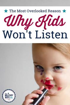 the most overlooked reason why kids won't listen