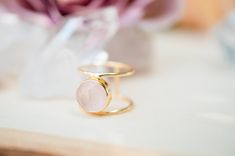 D E T A I L S — METAL: GOLD VERMEIL: Gold vermeil, or just vermeil, refers to items made of sterling silver that are plated with a layer of gold. — Stone: Rose Quartz 💎 The gemstones are Rose Quartz ✦Rose Quartz, the crystal of Unconditional Love, it's considered a stone of the heart. It carries a soft feminine energy of compassion and peace, nourishment and comfort. BIRTHSTONE: This is the gemstone that represents those who was born in JANUARY. 💎 The natural gemstone can vary in color, shape