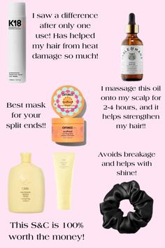 Follow my hair glow-up guide for healthy and shiny hair!! / Hair care tips, hair care, hair care routine, hair care aesthetic, hair care products, hair tips, hair glow-up routine, hair care growth, hairstyles, glow-up tips, glow-up routine, hair glow-up routine, self-care routine, beauty tips, glow up guide, thin hair, thick hair, curly hair, frizzy hair, straight hair) (products are linked) Hair Glow Up, Aesthetic Hair Care, Hair Care Aesthetic, Healthy Hair Products, Routine Hair Care, Preppy Hair, Hair Care Routine Daily, Low Porosity Hair Care, Japanese Hair Care