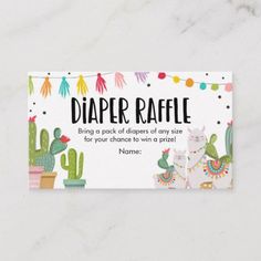 a baby shower sign that says bring a book with cacti in the background