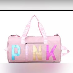 Duffle Bag New Large Gym Bag Weekend Bag Small Suitcase Pink 20 By 12 Inches New In Package Shoulder Strap Cross Body Strap Pink Travel Bag, Travel Bag Women, Pink Duffle Bag, Pink Gym, Pink Travel, Purple Backpack, Training Bags, Sports Bags Gym, Workout Bags