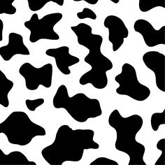 a black and white cow print pattern