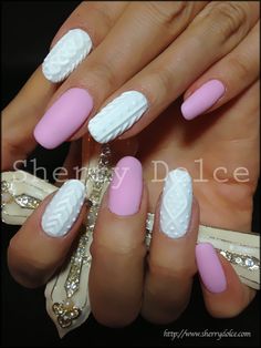 #nail #nails #nailart French Nails Glitter, Textured Nails, Get Nails, Hot Nails, Cute Nail Designs, Creative Nails