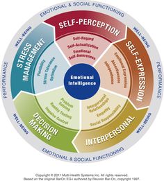 a circle diagram with the four main areas in it, including perceccion de si mismo