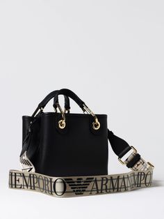 Mini Bag EMPORIO ARMANI Woman color Black Armani Bag, Black Mini Bag, Emporio Armani Women, Armani Exchange, Black Mini, Woman Colour, Giorgio Armani, Shoulder Bag Women, Emporio Armani