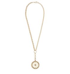 Description Handcrafted in 18-karat Yellow Gold, this 16" Heavy Mixed Belcher Extension Chain Necklace symbolizes the Internal Compass. All change starts within and then radiates outward. The Compass symbolizes the belief that life is a continual process of adjusting course to align better with our life purpose & beliefs. We placed the cardinal directions in mirror image because it’s only with self-reflection can each of us find what has heart & meaning in life and then determine the next step t Symbolic Yellow Gold Jewelry With Box Chain, Yellow Gold Symbolic Jewelry With Box Chain, Symbolic Yellow Gold Box Chain Necklace, Luxury Gold Necklace With Compass Design, Yellow Gold Medallion Chain Jewelry, Gold-tone Round Pendant Amulet Jewelry, Gold-tone Amulet Round Pendant Jewelry, Yellow Gold Amulet Necklace With Adjustable Chain, Yellow Gold Amulet Jewelry With Adjustable Chain