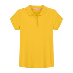 A must-have for school uniform dressing, this breathable polo shirt from Izod features ribbed collar and cuffs for durable wear in a fitted design for a stylish finish.Features: Breathable, Shrink Resistant, Tag Free, Fade Resistant, Easy Care, Pill ResistantClosure Type: ButtonFit: Regular FitNeckline: Asymmetrical NeckSleeve Length: Short SleeveFiber Content: 60% Cotton, 40% PolyesterFabric Description: InterlockCollar: Point CollarCare: Machine Wash, Tumble DryCountry of Origin: Imported Uniform Dressing, School Shopping List, Cute Outfits For School, School Shopping, School Shirts, School Outfit, Short Sleeve Polo, Polo Shirts, Short Girls