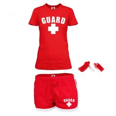 Lifeguard Costumes Lifeguard Shorts, Lifeguard Outfit, Lifeguard Costume, Lifeguard Shirt, Halloween Party Events, Halloween Costumes Party, Team Costumes, Halloween Party Costumes, Women's Costumes