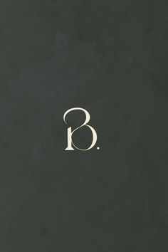 a black book with the letter b on it's front and bottom corner in white