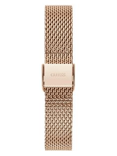 Detailed with a mesh chain strap, this classic analog timepiece will flow elegantly from day to night. Rose gold-toned and designed with a crystal-studded bezel. Elegant Rose Gold Metal Watch Accessories, Chic Gold Watch With Metal Dial, Elegant Rose Gold Metal Jewelry And Watches, Luxury Rose Gold Metal Watch, Luxury Rose Gold Diamond Watch, Calorie Tracker, Rose Gold Case, Mesh Bracelet, Gold Alloys