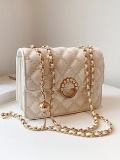 Free Returns ✓ Free Shipping✓. Waterproof,Lightweight,Business Casual Mini Faux Pearl Decor Chain Shoulder Bag For Teen Girls Women College Students,Rookies & White-collar Workers Perfect for Office,College,Work ,Business,Commute- Women Shoulder Bags at SHEIN. Designer Bag Aesthetic, Classy Handbags For Women, Classy Handbags, Hand Bags Designer, Trending Bags, Women Hand Bags, Purse Aesthetic, Shein Women, Bags Fabric