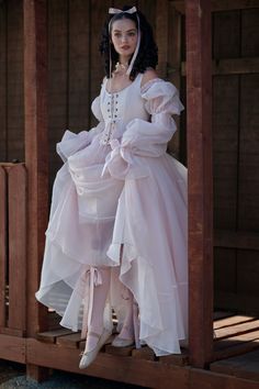 The Blush Capulet Gown Princess Pose, Fairy Ball Gown, Carousel Dress, Ethereal Fashion, Coquette Cowgirl, Organza Gown, Barn Dance, Organza Gowns, Poker Game