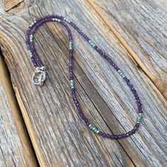 Tiny Beaded Amethyst Necklace, Layering Amethyst Choker Necklace, Dainty Gemstone Necklace, Minimalist Seed Bead Necklace, Gifts for Her - Etsy Amethyst Choker, Dainty Gemstone Necklace, Natural Stones Necklace, Necklace Layering, Jasper Necklace, Necklace Minimalist, Seed Bead Necklace, Amethyst Necklace, Necklace Dainty