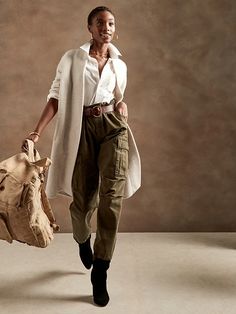 Petite NEW! Aire Cocoon Coatigan | Banana Republic Banana Republic Outfits, Safari Outfit, Banana Republic Style, Safari Outfits, No Waist, Fun Clothes, Nyfw Street Style, Safari Style, The Sheep