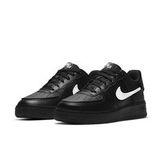 Nike Air Force 1/1 GS 'Black' Black/White DB2812-001 Nike Air Force 1, Nike Air Force Sneaker, Air Force 1, Nike Air Force, Big Kids, Kids Shoes, Air Force, Nike Air, Sneakers Nike