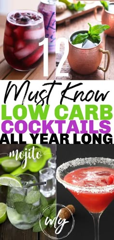 the 12 must know low carb cocktails all year long