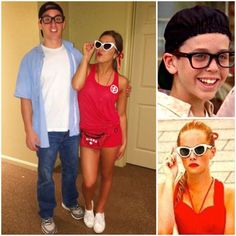 four different pictures of people with sunglasses on