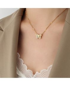 Get 10% off now! Buy aesthetic zircon butterfly pendant necklace at cheap price online. Free stable shipping and pro since 2009. Trendy Silver Butterfly Necklace, Trendy Butterfly Jewelry For Gift, Trendy Butterfly Shaped Jewelry With Adjustable Chain, Trendy Butterfly-shaped Jewelry With Adjustable Chain, Dainty Butterfly Pendant Necklace With Clavicle Chain, Trendy Butterfly Necklace For Gifts, Elegant Butterfly Necklace With Clavicle Chain, Trendy Butterfly Pendant Necklace For Gift, Elegant Butterfly Charm Necklace With Adjustable Chain