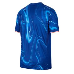 The Nike Men's Chelsea 2024/25 Home Jersey in Rush Blue/White features a replica design with sweat-wicking fabric for a game-ready look. It includes Nike Dri-FIT technology to help you stay dry and comfortable by moving sweat away from your skin for quicker evaporation. Product Details: Replica. 100% polyester. Machine wash. Imported. Chelsea Stadium, Chelsea Nike, Ultras Football, New York Red Bulls, Nike Tech Fleece, Team Wear, Nike Tech, Adidas Ultra Boost, Chelsea Fc