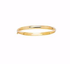 Baby Kids Plain Shiny Polished Bangle Bracelet Real Solid 14K Yellow Gold 5.5"• Metal: Real 14K Solid Yellow Gold (Properly Stamped, 14K)• Condition : Brand New• Finish : Polished• Avg Weight : 3.3 grams• Length: 5.5"• Width: 4mm• Clasp/Bail: Hidden ClaspAll of our items are brand new and are shipped with a gift box. Adjustable Oval Yellow Gold Bangle, Baby Bangles Gold, Yellow Gold Fine Jewelry Name Bangle, Yellow Gold Round Name Bracelet In Fine Jewelry Style, Yellow Gold Name Bracelet Fine Jewelry, Formal 14k Gold Name Bangle Bracelet, Elegant Yellow Gold Round Band Bracelet, Gold Bracelets With Polished Finish, Classic Gold Round Band Bracelet