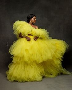 Brand Name: DaisyActual Images: NoNeckline: One-ShoulderOrigin: USTrain: NONEDresses Length: Floor-LengthSilhouette: Trumpet / MermaidItem Type: Evening DressesDecoration: AppliquesSleeve Length(cm): FullBuilt-in Bra: Nois_customized: YesWaistline: Natural Factors Yellow Tulle Dress, 30th Birthday Dresses, Puffy Tulle Skirt, Aso Ebi Style, Women Gown, Forest Dress, Tara Dress, Mimi Dress, Annie Dress