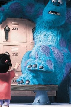 Aww<3 Monsters Inc University, Blue Monster