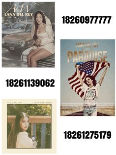 three different pictures with the same person holding an american flag and another one that reads, i am not my paradise