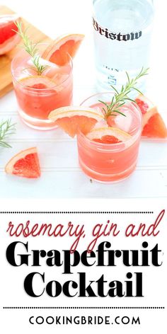 rosemary gin and grapefruit cocktail recipe