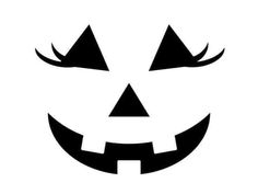 a black and white image of a jack - o'- lantern pumpkin with eyes