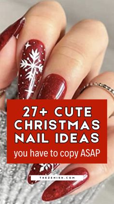 Ready to transform your nails into a winter wonderland? We’ve got 30 snowflake nail designs that are chic, fabulous, and perfect for the holiday season. Ideal for anyone looking to add a bit of sparkle and elegance to their winter mani game! | winter christmas nails, Christmas nails, xmas nails, snowflake nails, french tip nails, white nails, red nails, glitter nails, gel nails, minimalist nails, trendy nails, classy nails, pink nails, nude nails, winter nails, new years nails, gold nails, cute Christmas nails, simple Christmas nails, holiday nails, new years nails. Xmas Nails Snowflake, Snowflake Nails French Tip, Gel Nails Minimalist, Holiday Nails New Years, Cute Christmas Nails Simple, French Tip Nails White, Cute Christmas Nail Ideas, Nails Xmas, Snowflake Nail Design