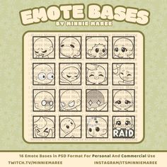 the front cover of an emote base game