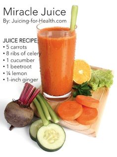 a juice recipe with carrots, celery and cucumber