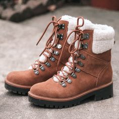 Click image to shop. Booties outfit | hiking boots outfit | hiking boots women | hiking boots outfit fall | ankle boots outfit | suede boots | fall fashion trends 2021 | shearling boots outfit | fall shoes | #ltkshoecrush #ltkunder50 #shoesaddict #bootsforwomen #fallfashion #liketoknowit #falltrends Womens Winter Boots 2022, Shearling Boots Outfit, Hiking Boots Outfit Fall, Women Hiking Boots Outfit, Women Hiking Boots, Ankle Boots Outfit Fall, Fall Ankle Boots, Boots Outfit Fall, Booties Outfit Fall