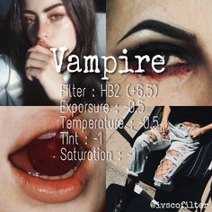 an advertisement for the vampire makeup contest