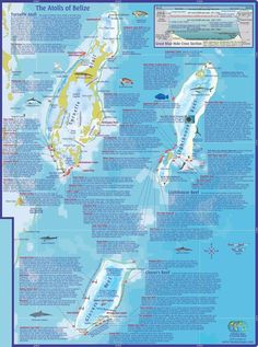 an illustrated map of the islands of bele and other places in the world, with information about them