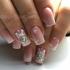 Winter Nail Art Designs, Kutek Disney, Christmas Gel Nails, Christmas Nail Art Designs, Nails Polish, Winter Nail Art, Winter Nail